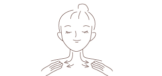 エスカローションの顔マッサージ